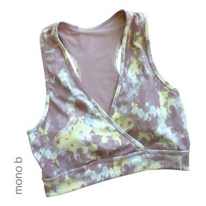 MONO B | NWOT WILD HEART RACERBACK TIE DYE SPORTS BRA | SIZE: MEDIUM
